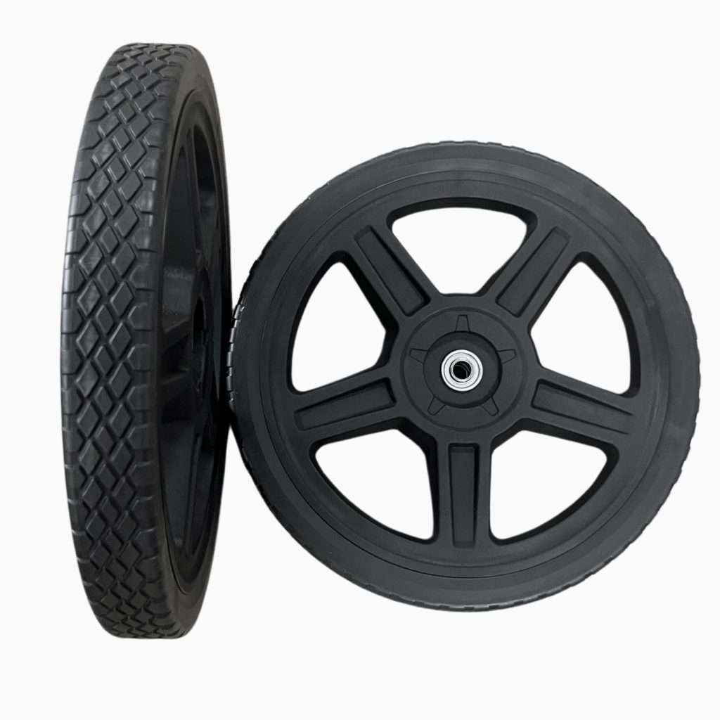 Large 14" x 1.75" lawn mower wheel for push mower rear replacement